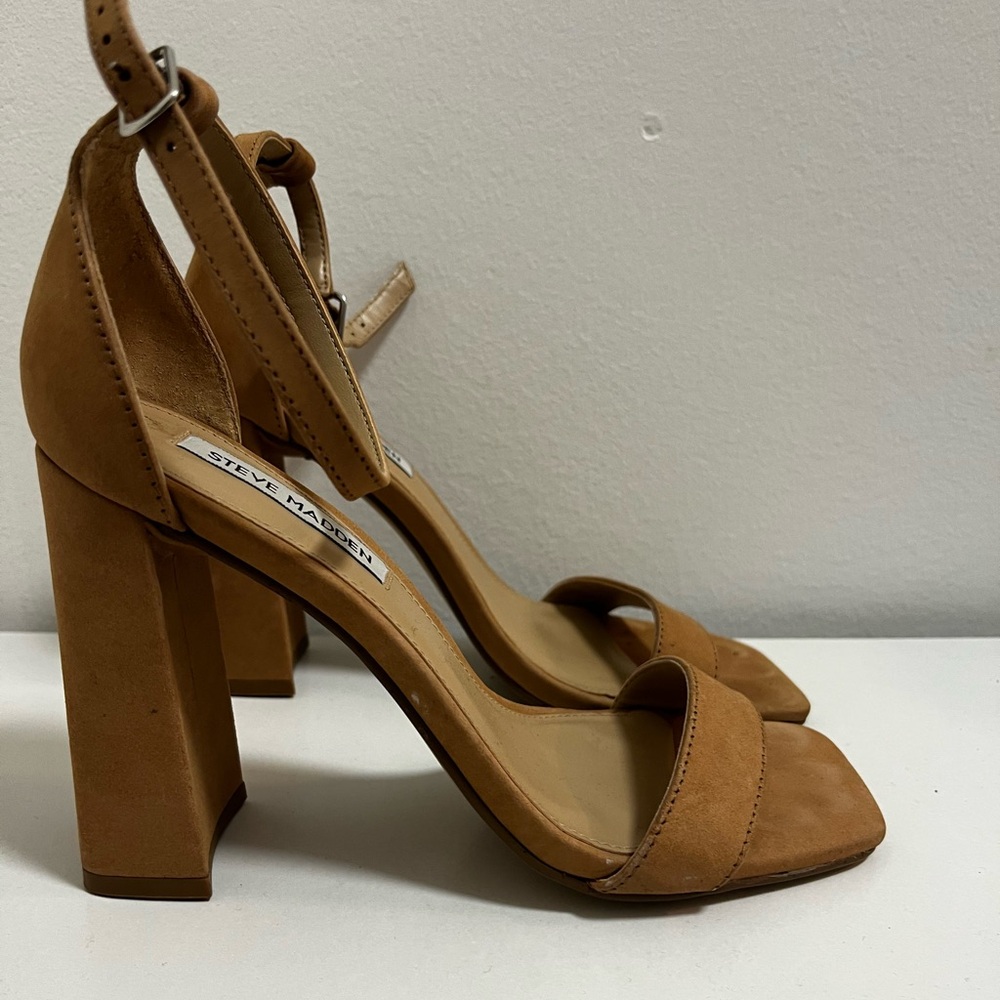 Steve Madden Suede Heel Sandals